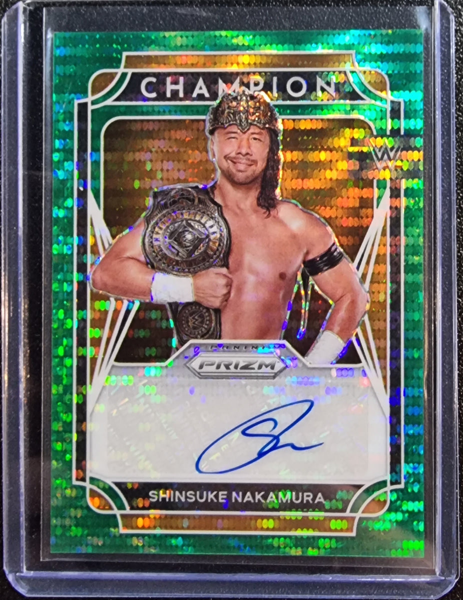 Shinsuke Nakamura Gold Prizm #'d 09/10 SSP •• 2022 Panini Select