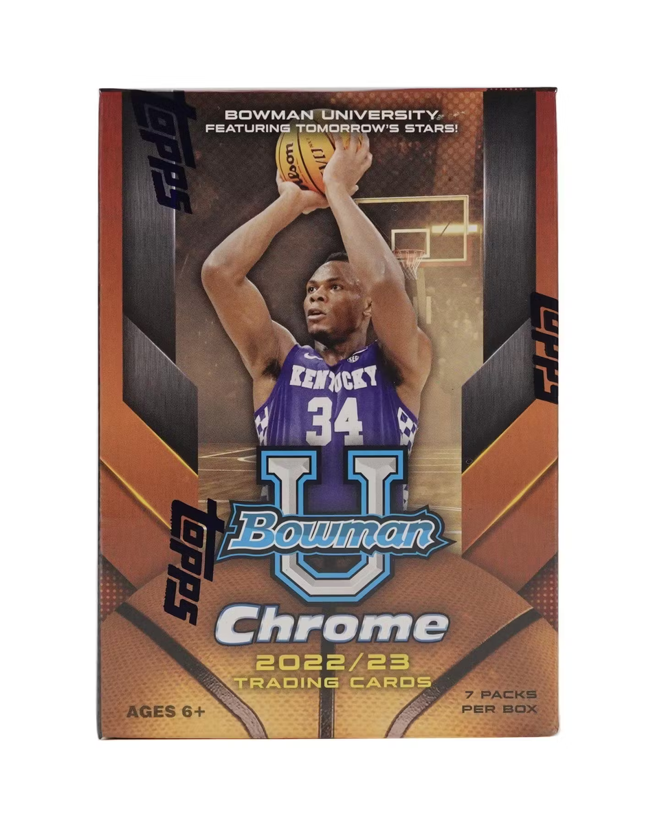 2022-23 Topps Bowman University Chrome Basketball cards - Blaster