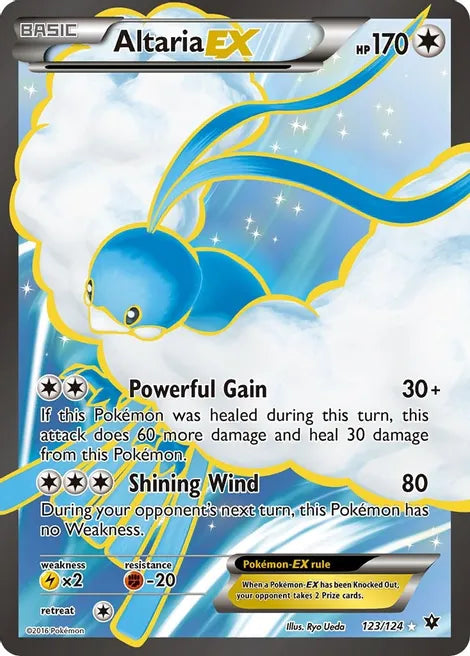 Altaria EX - Pokemon Fates Collide FULL ART Holo Foil Ultra Rare