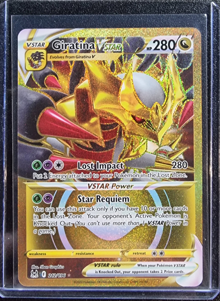 Giratina-VSTAR 201/196 in Portuguese Lost Origin Pokémon TCG