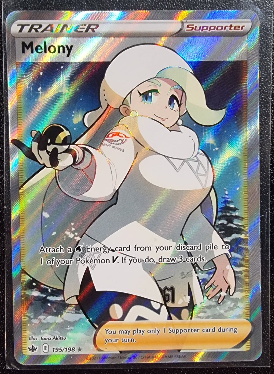 Melony Trainer - Pokemon Chilling Reign FULL ART Holo Foil Ultra Rare – The  Traders Australia