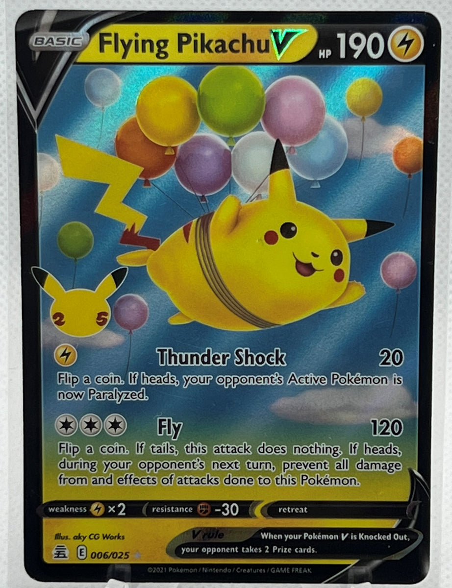  Flying Pikachu V - 006/025 - Ultra Rare : Toys & Games