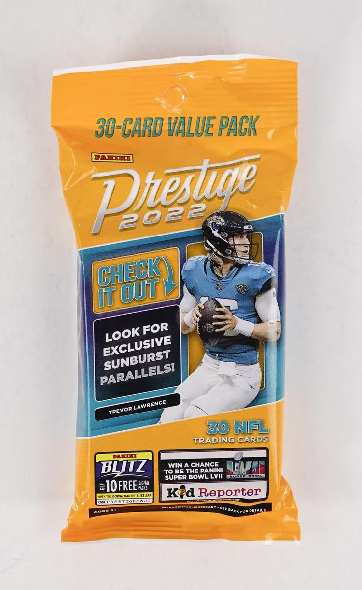 2021 Panini Prestige NFL Football Cello Fat Pack