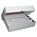 BCW 5,000ct Cardboard Card Storage Box w/ FULL Lid