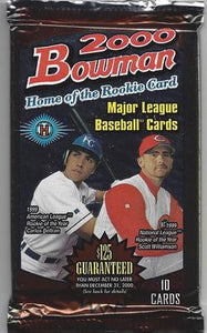 2000 Topps Bowman MLB Baseball cards - Hobby Pack