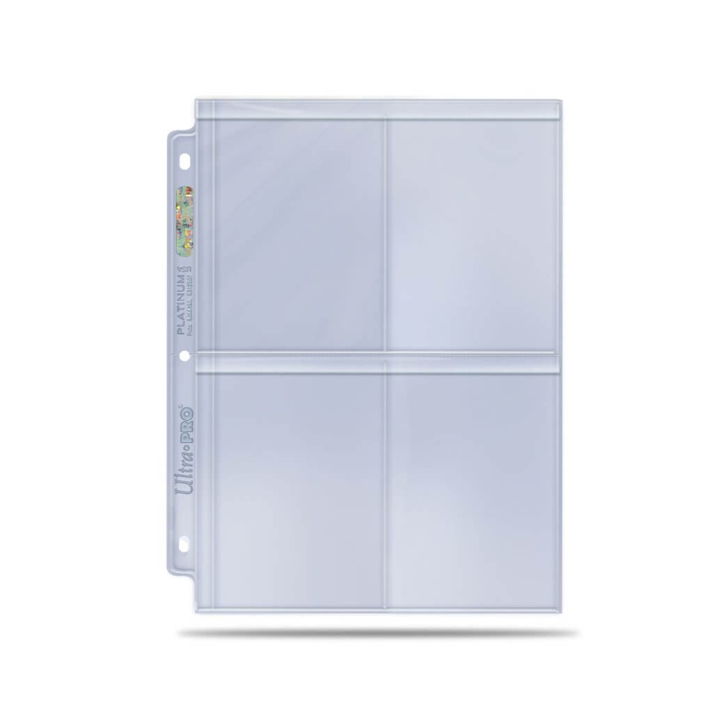 Ultra Pro Platinum 4-Pocket Secure Toploader Page - One (1) individual ...