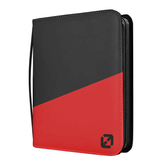 EVORETRO Shield+ 216 9-Pocket Binder Album for Toploaders - Black & Red