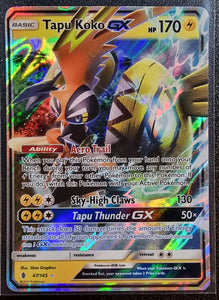 Tapu Koko GX - Pokemon Guardians Rising Holo Foil Ultra Rare #47/145