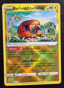 Radiant Charjabug - Pokemon Crown Zenith Holo Foil Ultra Rare #051/159