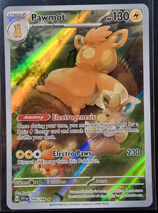 Pawmot - Pokemon Scarlet & Violet FULL ART Illustration Secret Rare #209/198