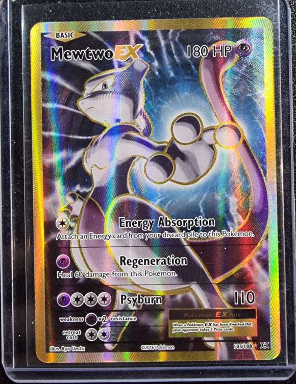 Mewtwo Ex Pokemon Evolutions Full Art Holo Foil Ultra Rare 103108 The Traders Australia 