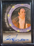 Greg Anderson as "Administrator" - 2007 Rittenhouse Stargate SG-1 Autograph #A89