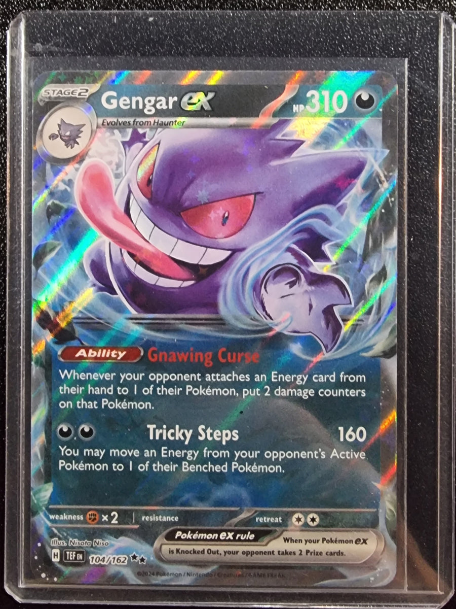 Gengar EX - Pokemon Temporal Forces Holo Foil Double Rare #104/162 ...