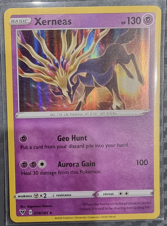 Xerneas - Pokemon Vivid Voltage Holo Foil Rare #078/185