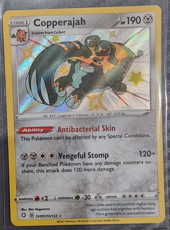 Copperajah - Pokemon Shining Fates Shiny Vault Holo Rare #SV091/SV122