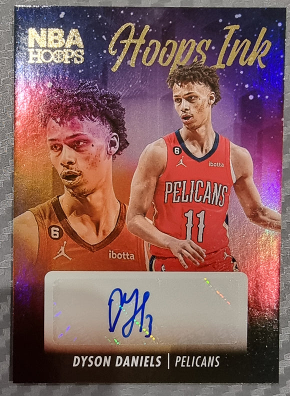 Dyson Daniels - 2023-24 Panini Hoops NBA Hoops Ink Autograph #HI-DYS