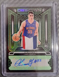 Luka Garza RC #/15 - 2021-22 Panini Obsidian Rookie Jersey Ink ELECTRIC ETCH GREEN