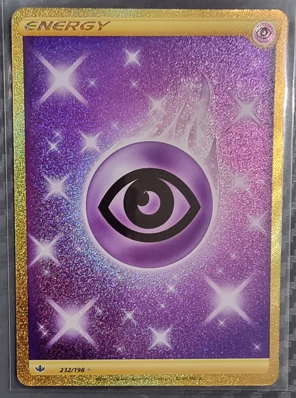 Psychic Energy - Pokemon Chilling Reign Holo Foil GOLD Secret Rare #232/198