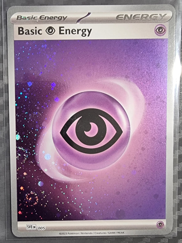 Basic Psychic Energy - Pokemon 151 English Galaxy Holo Foil Rare #SVE 005