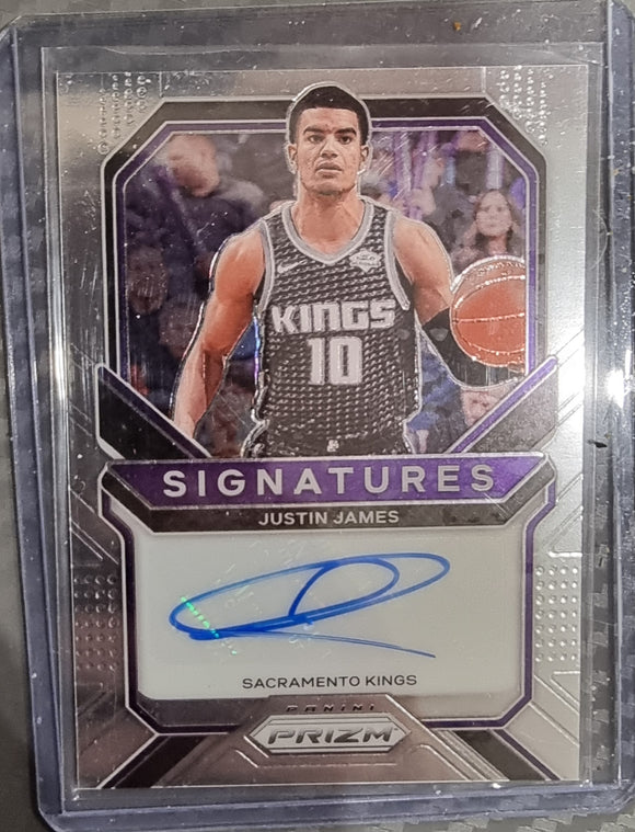 Justin James - 2020-21 Panini Prizm NBA Basketball Signatures Auto #SI-JJA