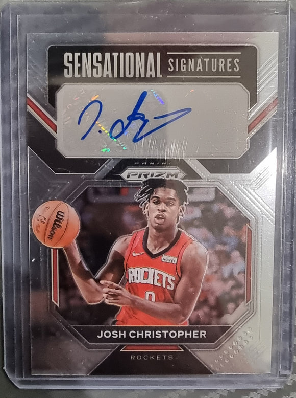 Josh Christopher - 2022-23 Panini Prizm NBA Sensational Signatures Auto #SS-JC