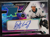 Maxim Letunov #/375 - 2020-21 Upper Deck SPX Hockey Rookie Jersey Autograph #ML