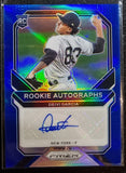 Deivi Garcia #/149 RC - 2021 Panini Prizm MLB Baseball Rookie Autographs BLUE #RA-DG