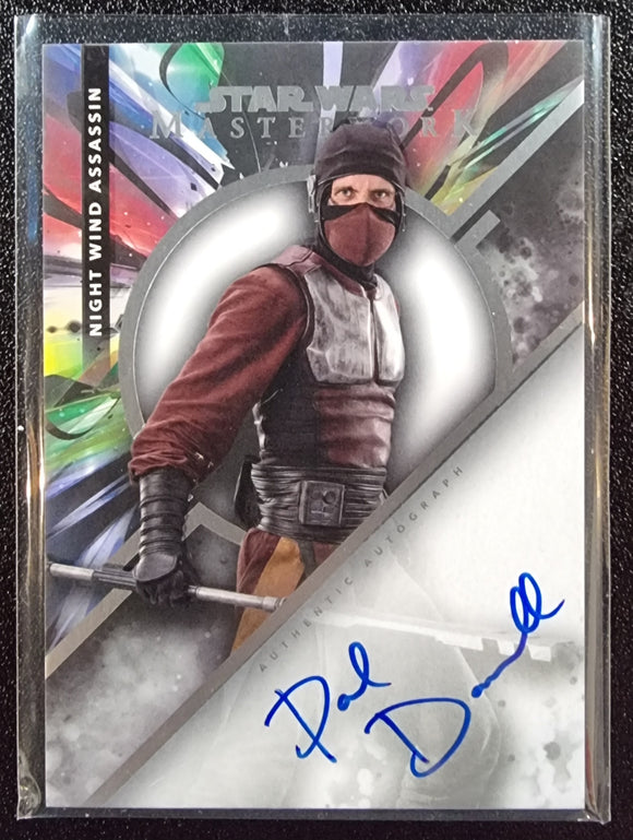 Paul Darnell as Night Wind Assassin - 2022 Topps Star Wars Masterwork Autograph