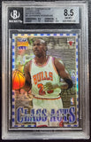 Michael Jordan - 1996-97 Topps Stadium Club Class Acts REFRACTOR #CA1 - BGS 8.5