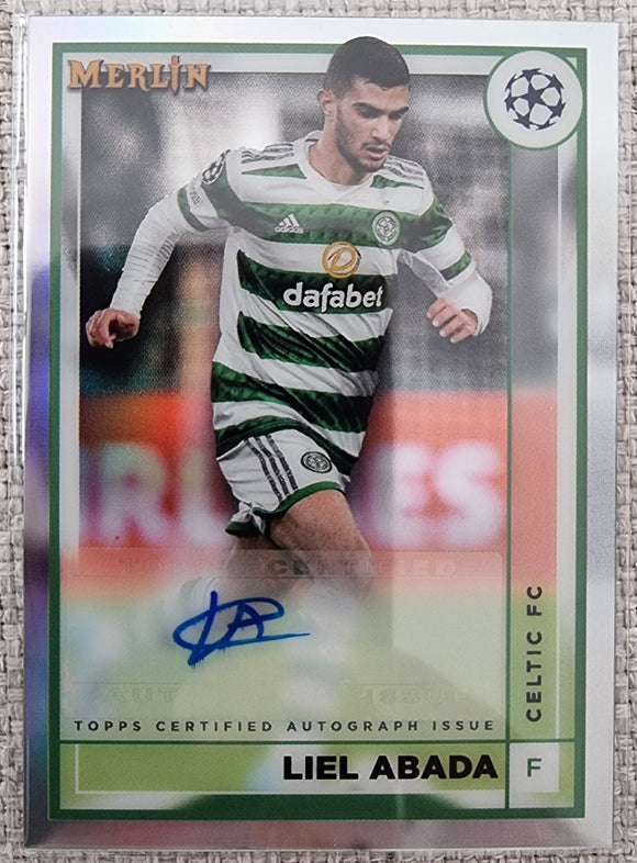 Liel Abada - 2022-23 Topps Merlin Chrome Soccer UCC UCL Autograph #AC-LA