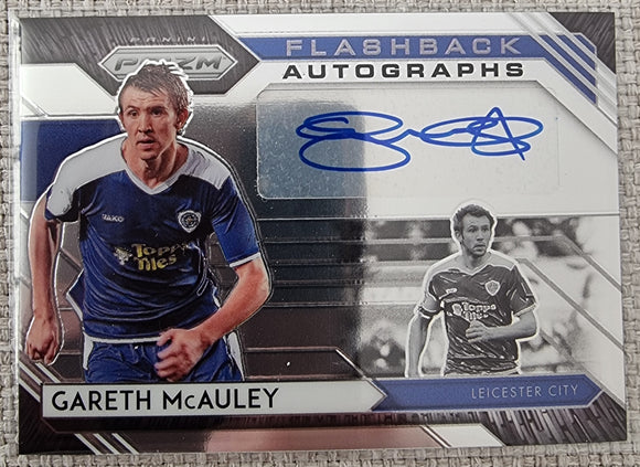 Gareth McAuley - 2020-21 Panini Prizm EPL Soccer Flashback Autographs #FA-GMA