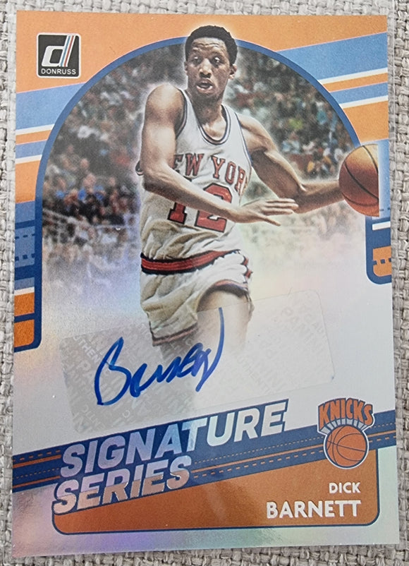 Dick Barnett - 2020-21 Panini Donruss NBA Basketball Signature Series Auto #SG-DBN