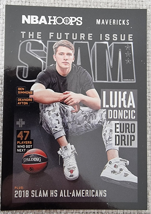 Luka Doncic - 2020-21 Panini NBA Hoops SLAM Magazine insert #5