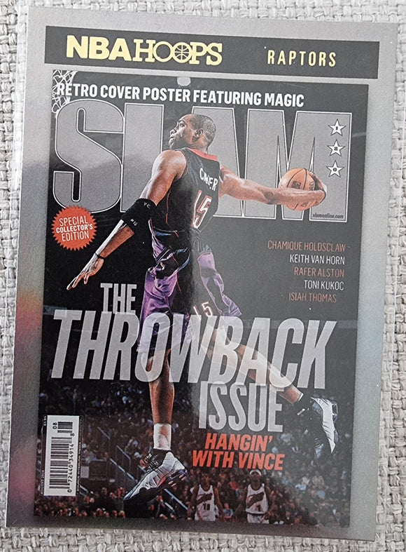 Vince Carter - 2020-21 Panini NBA Hoops SLAM Magazine HOLO insert #14