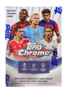 2023-24 Topps Chrome UEFA Club Competitions Soccer - Blaster Box