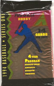 1994 Pinnacle Series 1 MLB Baseball - Hobby Pack