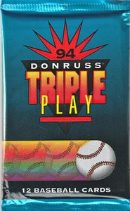 1994 Donruss Triple Play MLB Baseball - Hobby Pack