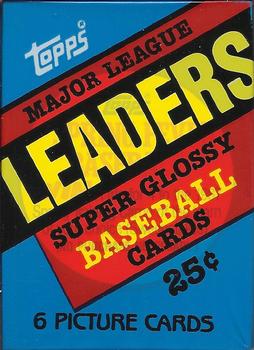 1986 Topps MLB Leaders MINI cards - Retail Wax Pack