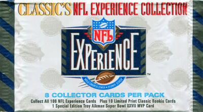 1994 Classic NFL Experience Football Cards - Retail Pack