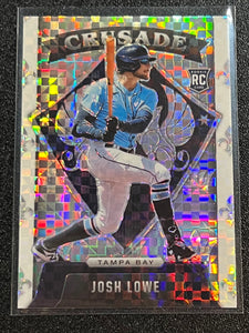 Josh Lowe RC - 2022 Panini Chronicles Crusade Baseball CRUSADE BUILDING BLOCKS #8