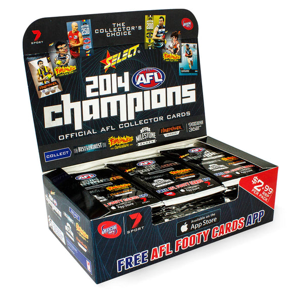 2014 Select AFL Champions footy cards - Retail Box (36ct)