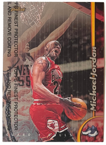 Michael Jordan - 1998-99 Topps Finest #81 (with protective film coating)