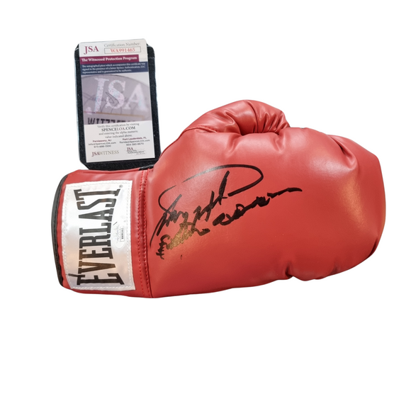 Larry Holmes Autographed Boxing Glove w/ COA