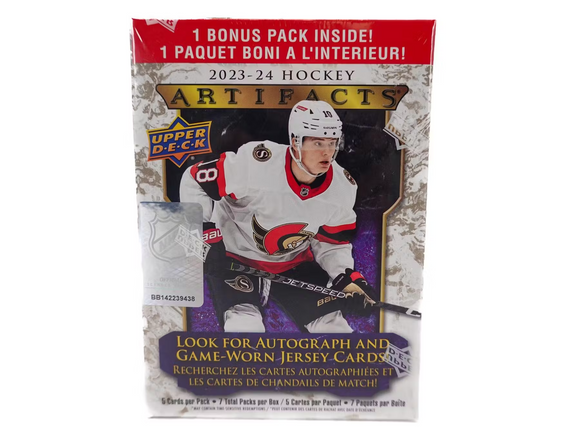 2023-24 Upper Deck Artifacts NHL Hockey - Blaster Box