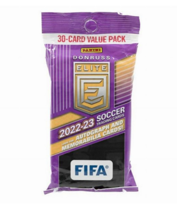 2022-23 Panini Donruss Elite FIFA Soccer cards - Cello/Fat/Value Pack