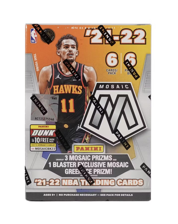 2021-22 Panini Mosaic NBA Basketball cards - (Fanatics) Blaster Box