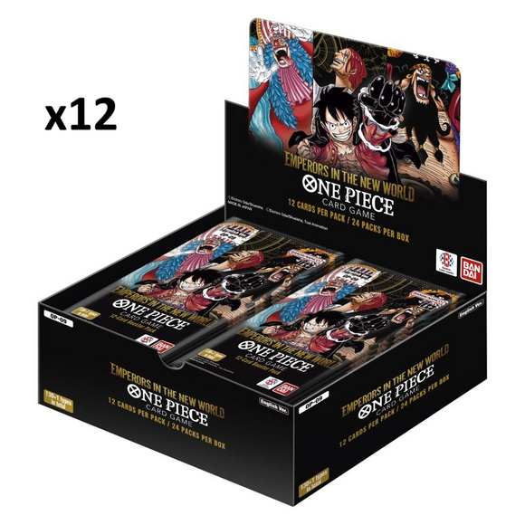 One Piece TCG Emperors in the New World (OP-09) - Sealed Case (12 boxes) ENGLISH