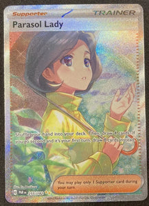 Parasol Lady Trainer - Pokemon Paradox Rift FULL ART Special Illustration Rare #255/182