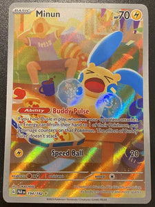 Minum - Pokemon Paradox Rift FULL ART Holo Illustration Rare #194/182