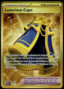 Luxurious Cape Trainer - Pokemon Paradox Rift FULL ART GOLD Hyper Rare #265/182